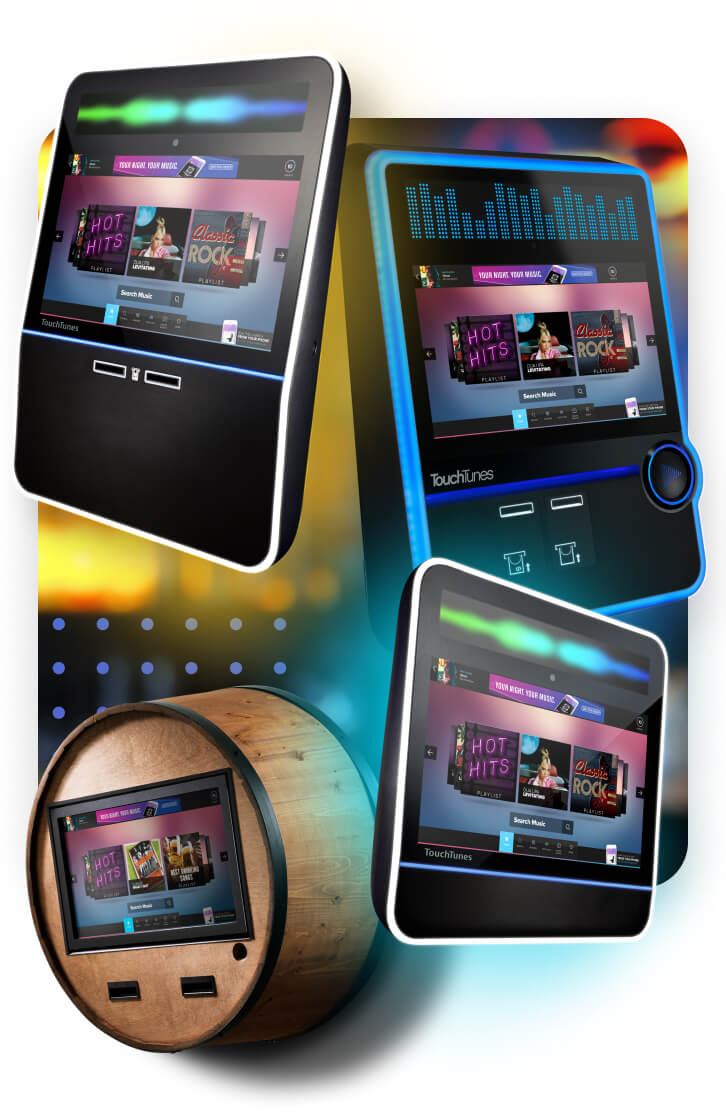 TouchTunes jukeboxes