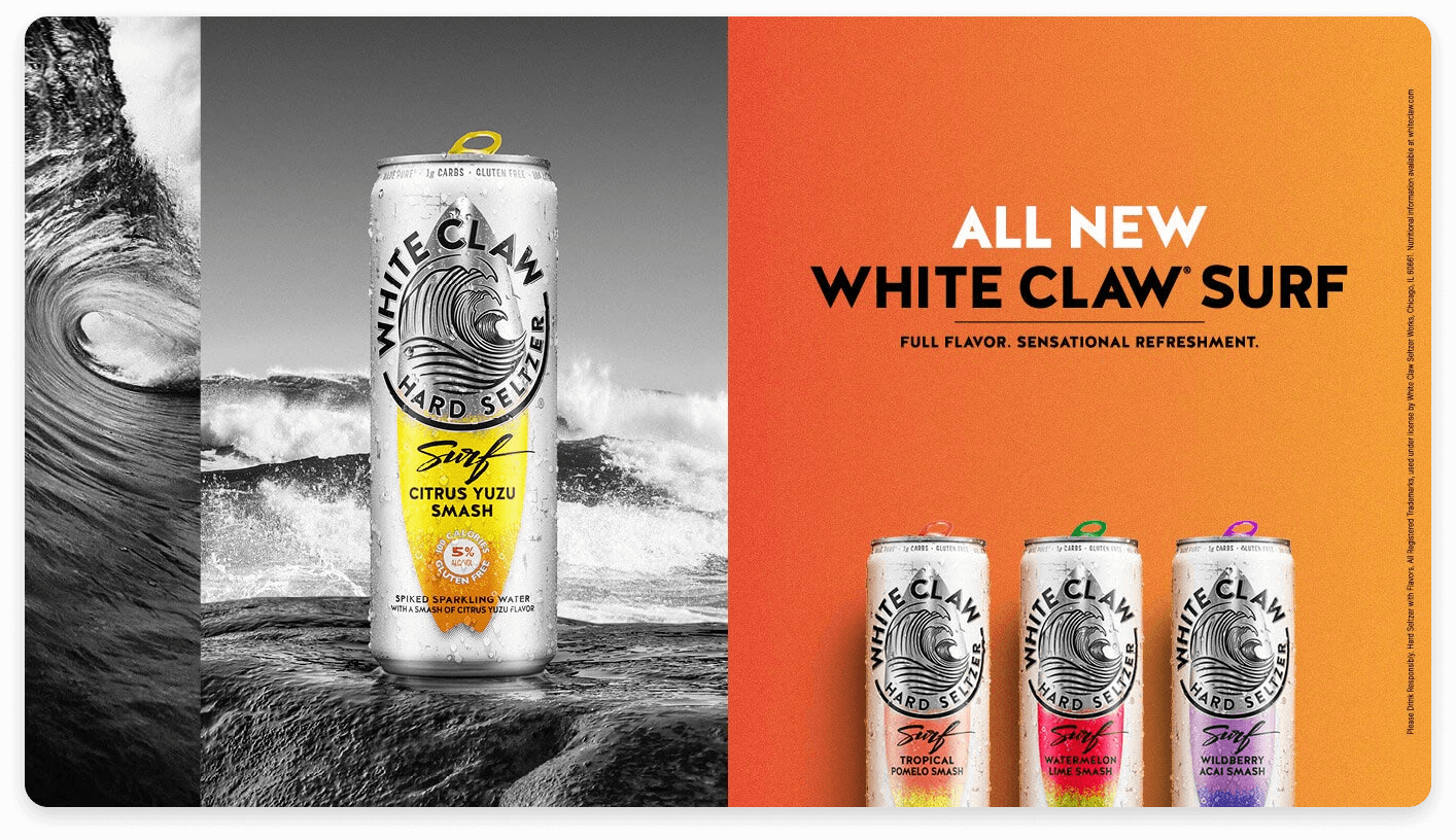 White Claw video ad